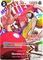ONE PIECEカードゲーム モンキー・D・ルフィ ROUND1 Monkey.D.Luffy (Round 1 Promo) - One Piece Promotion Cards - One