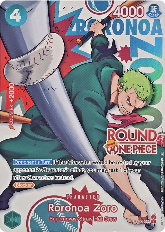 Roronoa Zoro (Round 1 Promo)