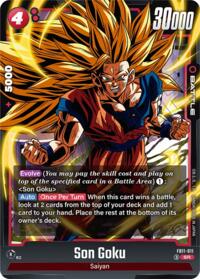 Son Goku - FB11-011 - Dragon Ball Fusion World Brightness of Hope trading card