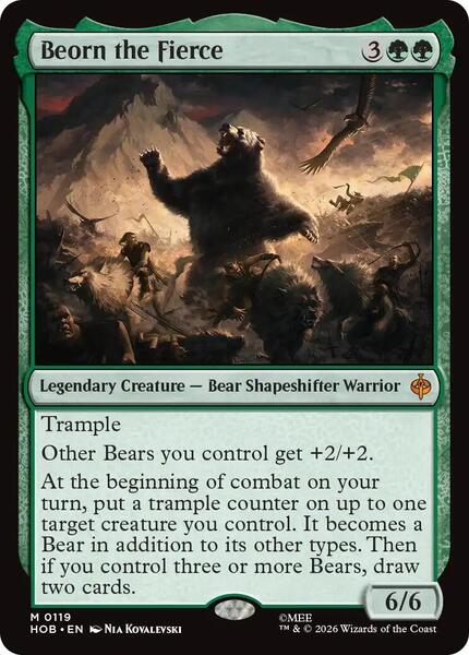 Beorn the Fierce - The Hobbit - magic