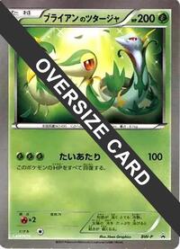 Snivy (Lawsons Original Customization Jumbo Card) from BW-P Promotional cards Pokemon card image
