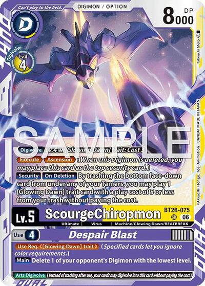 ScourgeChiropmon // Despair Blast Timeless Bonds card price