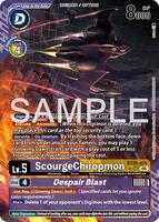 ChaosTCG 野原でのんびり プロモカード Promo ScourgeChiropmon // Despair Blast (Alternate Art) - Timeless Bonds