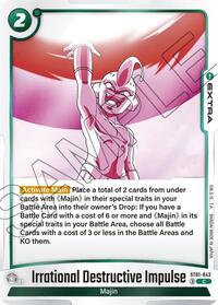 Irrational Destructive Impulse - Dragon Ball Super: Fusion World Story Booster 01 trading card