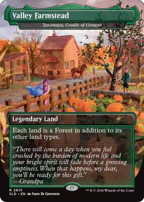 Valley Farmstead - Yavimaya, Cradle of Growth #2813 – Secret Lair Drop Series (Rare)