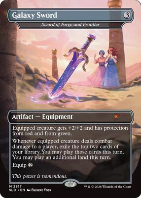 Galaxy Sword - Sword of Forge and Frontier #2817 – Secret Lair Drop Series (Mythic)