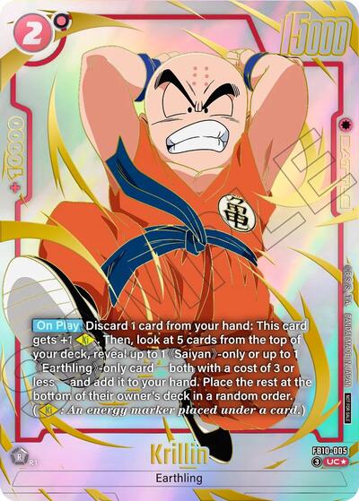 Krillin - FB10-005 (Limited Pack 26-27 WAVE2) Tournament and Championship Promos Uncommon Dragon Ball card — value and price