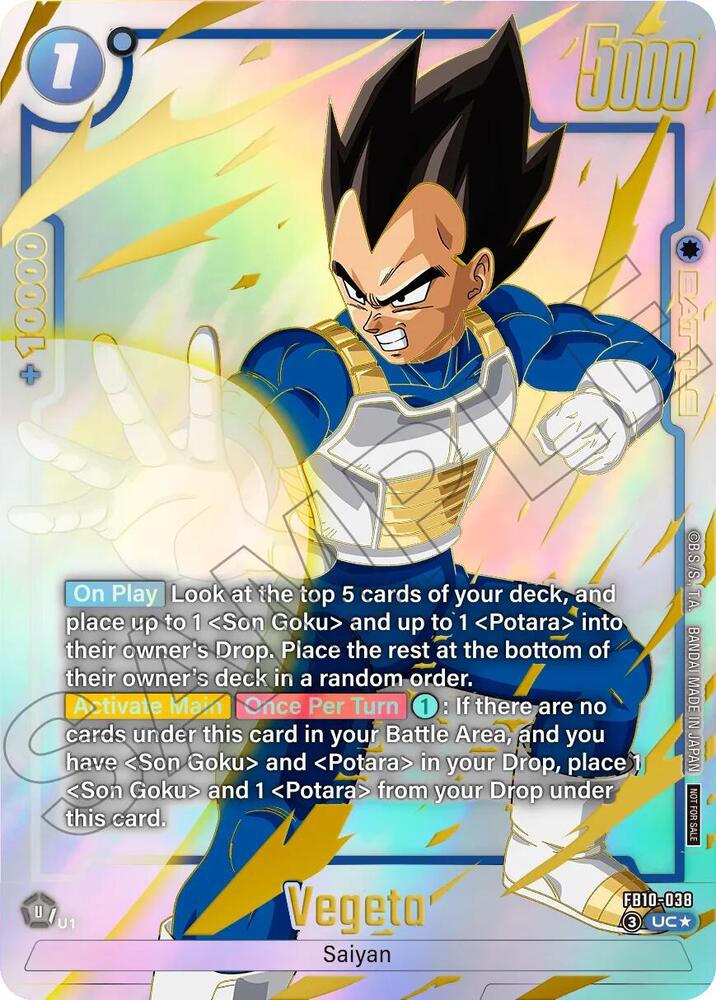 Vegeta - FB10-038 (Limited Pack 26-27 WAVE2)