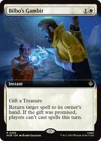 Bilbo's Gambit (Extended Art) - Magic: The Gathering The Hobbit trading card