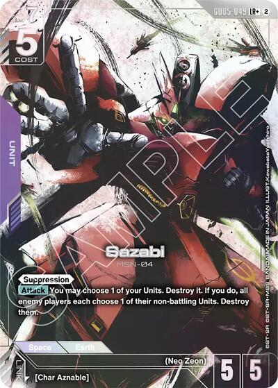 Sazabi (LR+) card