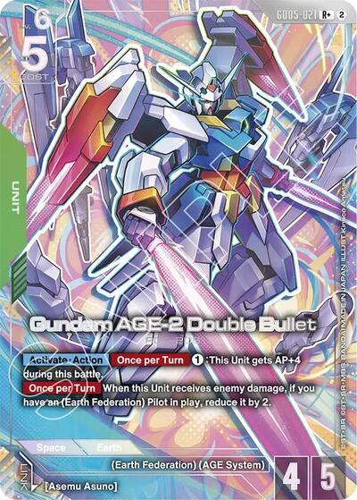 Gundam AGE-2 Double Bullet (R+) card