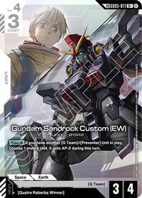Gundam Sandrock Custom (EW) (R+) (Link Rare) — Freedom Ascension