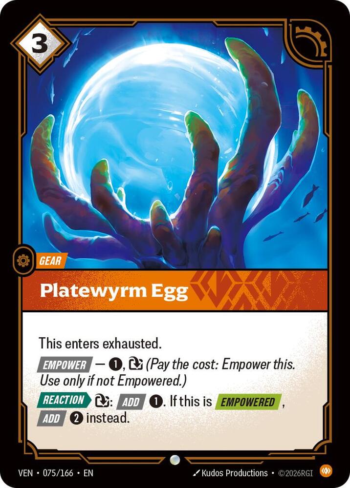 Platewyrm Egg #75 — Vendetta