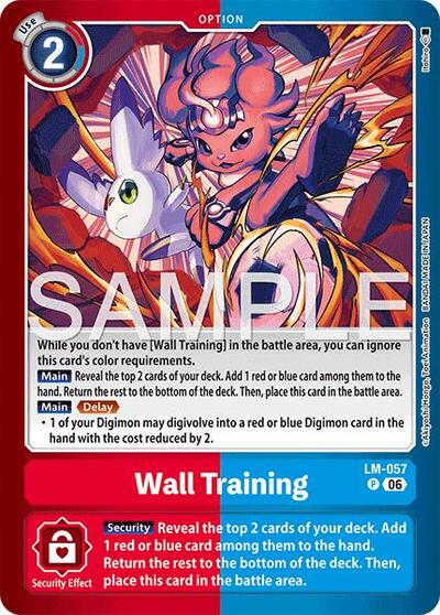 Wall Training card