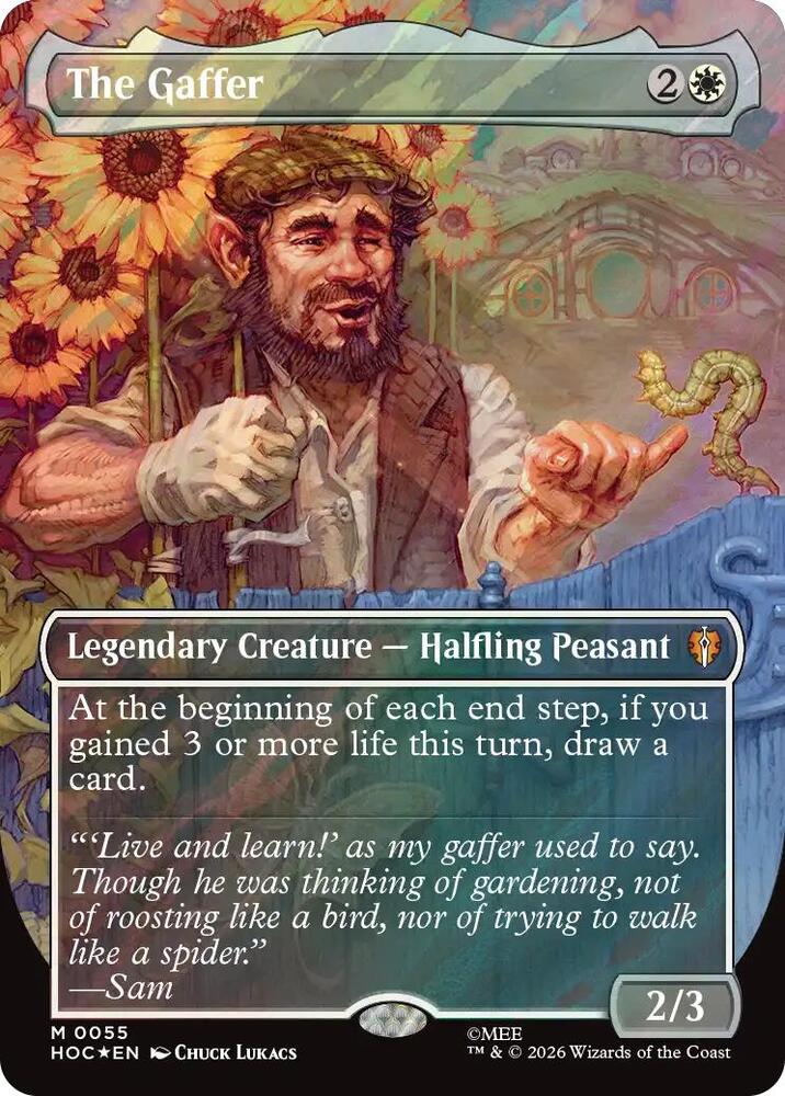 The Gaffer (Borderless) (Surge Foil), The Hobbit: Eternal-Legal card number 55