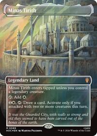 Minas Tirith (Borderless) (Surge Foil)