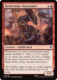 Bothersome Noisemaker - Magic: The Gathering The Hobbit trading card