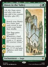 Down in the Valley - Magic: The Gathering The Hobbit trading card