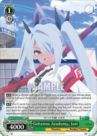 Gehenna Academy, Iori