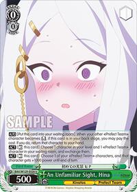 An Unfamiliar Sight, Hina - Weiss Schwarz Blue Archive The Animation trading card