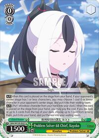 Problem Solver 68 Chief, Kayoko (BAV/W129-E027) card