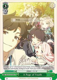 A Page of Youth - Weiss Schwarz Blue Archive The Animation trading card