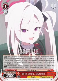 Bold Smile, Mutsuki - Weiss Schwarz Blue Archive The Animation trading card