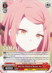 What She Wished to Become, Aru