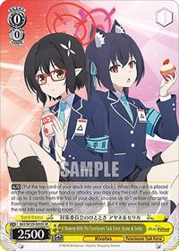 A Moment With The Foreclosure Task Force, Ayane & Serika (SR) - Weiss Schwarz Blue Archive The Animation trading card