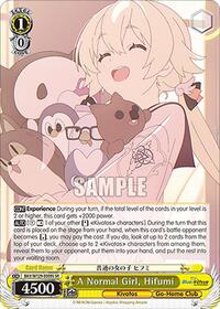 A Normal Girl, Hifumi (SR) - Weiss Schwarz Blue Archive The Animation trading card