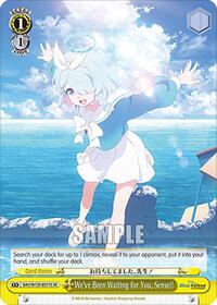 We've Been Waiting for You, Sensei! (SR) (BAV/W129-E017S) card