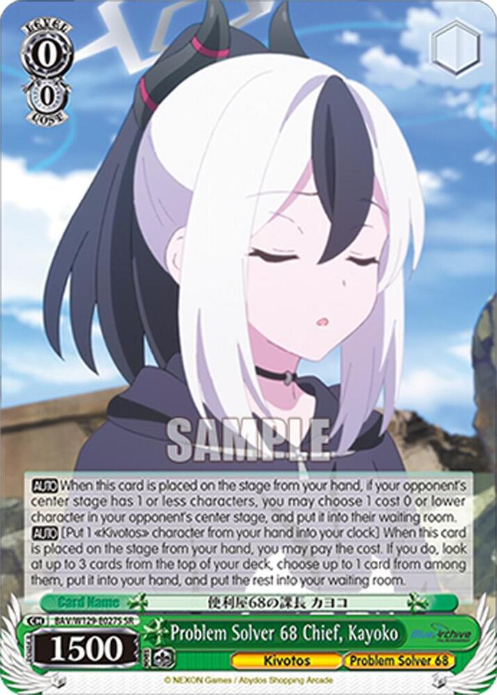 Problem Solver 68 Chief, Kayoko (SR)