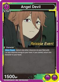Angel Devil (009) - Union Arena UE22BT: CHAINSAW MAN Release Event trading card