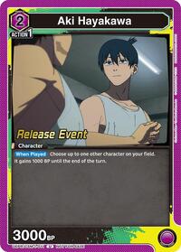 Aki Hayakawa (011) - Union Arena UE22BT: CHAINSAW MAN Release Event trading card