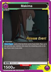 Makima (021) - Union Arena UE22BT: CHAINSAW MAN Release Event trading card