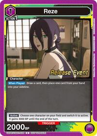 Reze (026) - Union Arena UE22BT: CHAINSAW MAN Release Event trading card