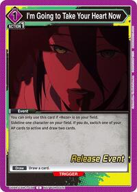I'm Going to Take Your Heart Now - Union Arena UE22BT: CHAINSAW MAN Release Event trading card