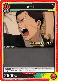 Arai - Union Arena UE22BT: CHAINSAW MAN Release Event trading card