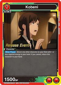 Kobeni (044) - Union Arena UE22BT: CHAINSAW MAN Release Event trading card