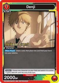 Denji (050) - Union Arena UE22BT: CHAINSAW MAN Release Event trading card