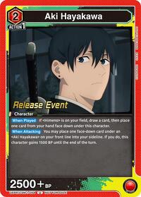 Aki Hayakawa (054) - Union Arena UE22BT: CHAINSAW MAN Release Event trading card