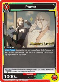 Power (057) - Union Arena UE22BT: CHAINSAW MAN Release Event trading card