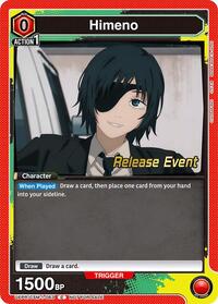 Himeno (063) - Union Arena UE22BT: CHAINSAW MAN Release Event trading card
