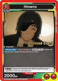 Himeno (065) - Union Arena UE22BT: CHAINSAW MAN Release Event trading card