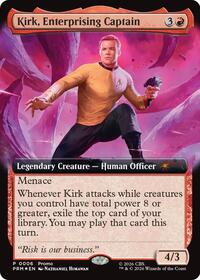 Kirk, Enterprising Captain (Extended Art)