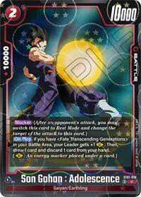 Son Gohan : Adolescence - ST01-010 (Dragon Ball Pattern) — Story Booster 01