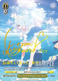 We've Been Waiting for You, Sensei! (SP) - Weiss Schwarz Blue Archive The Animation trading card