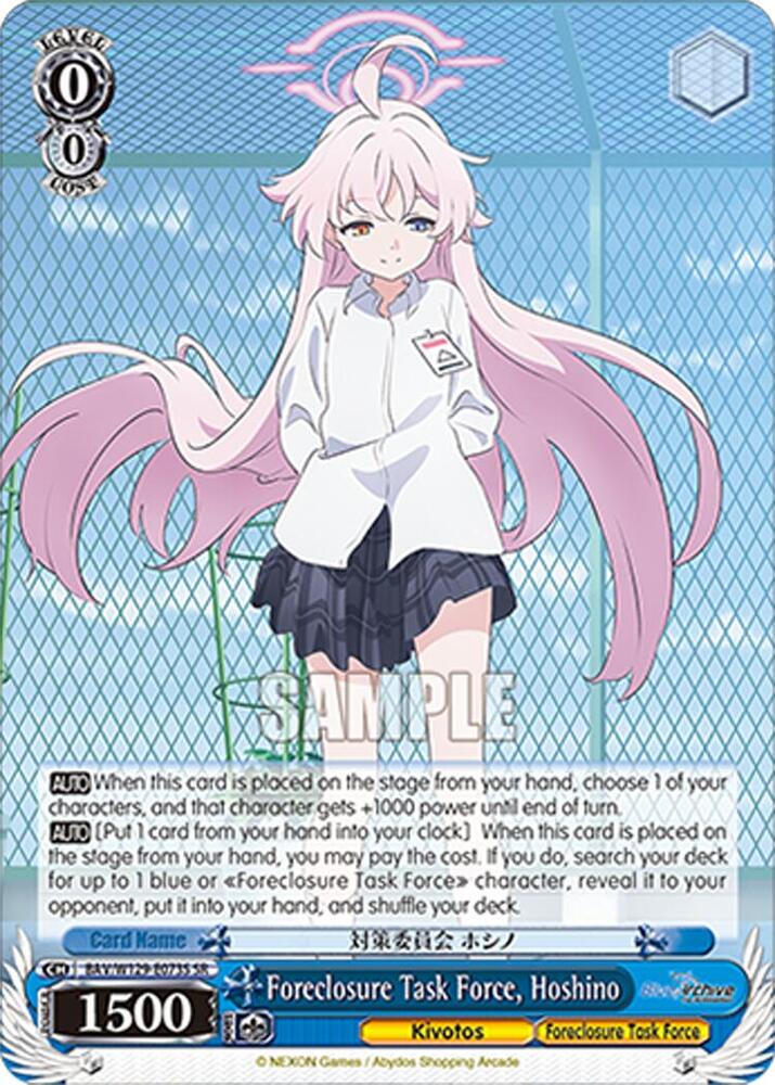 Foreclosure Task Force, Hoshino (SR) - Blue Archive The Animation