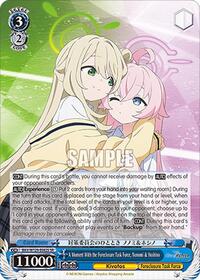 A Moment With the Foreclosure Task Force, Nonomi & Hoshino (SR) - Weiss Schwarz Blue Archive The Animation trading card