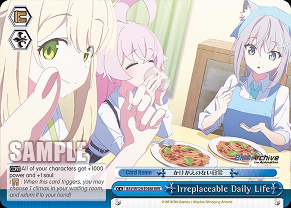 Irreplaceable Daily Life (RRR)